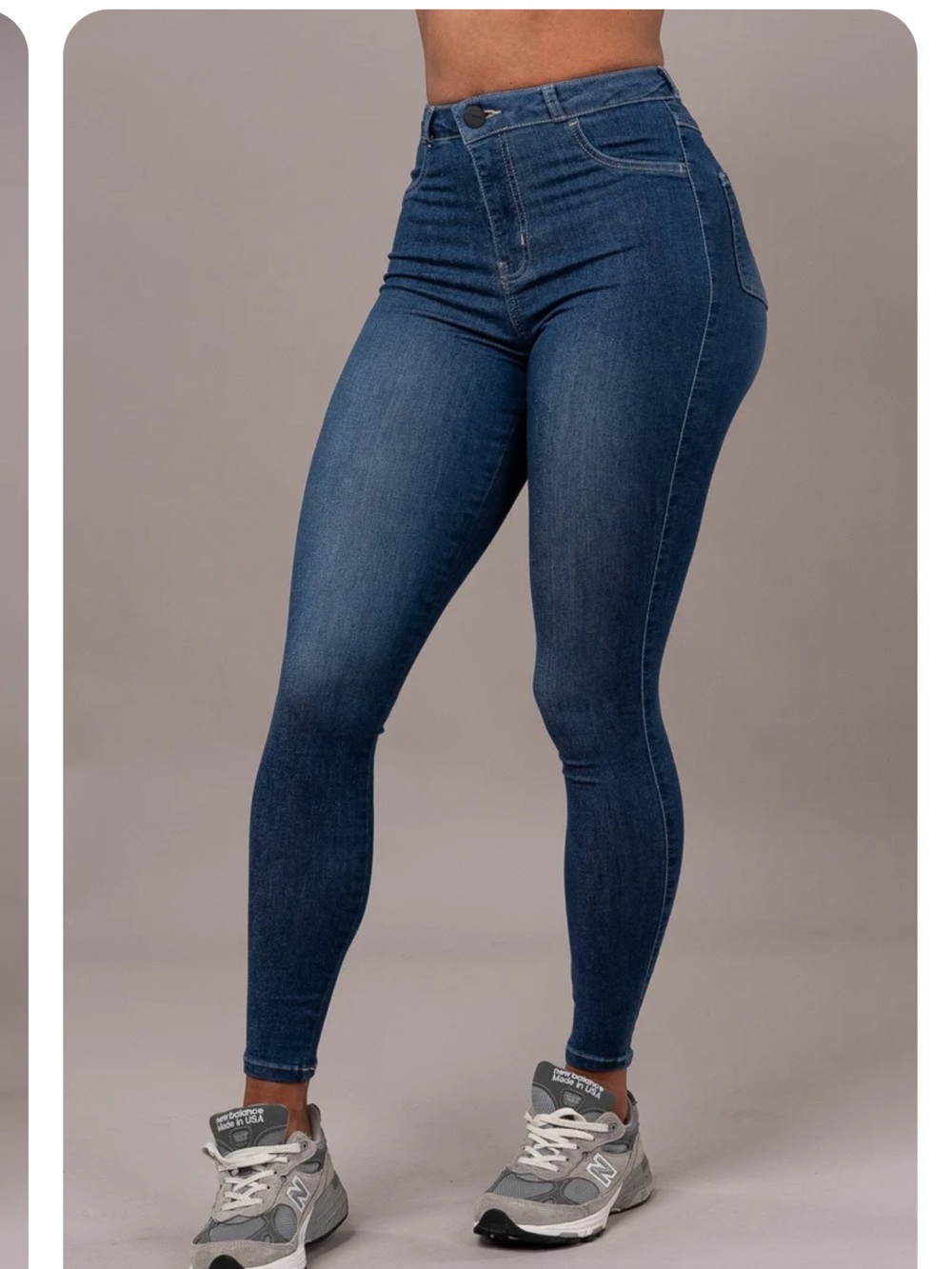 FITJEANS Women’s Sapphire Blue Skinny Jeans - M